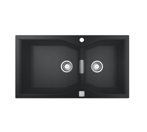 Мойка кухонная композитная GROHE K700 2 чаши 900x500 мм черный гранит 31658AP0