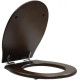 Крышка-сиденье GSI Classic с микролифтом петли хром грецкий орех MS87NC