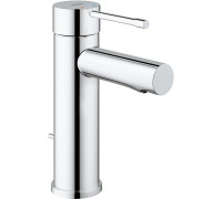 Смеситель для раковины GROHE Essence с донным клапаном и низким изливом хром 32898001