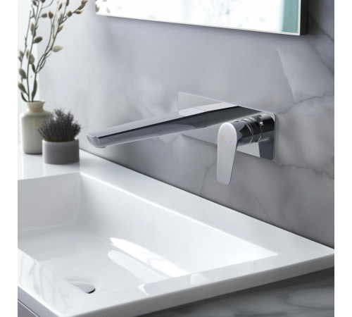 Смеситель для раковины AQUATEK БЕТТА настенный скрытого монтажа хром AQ1113CR