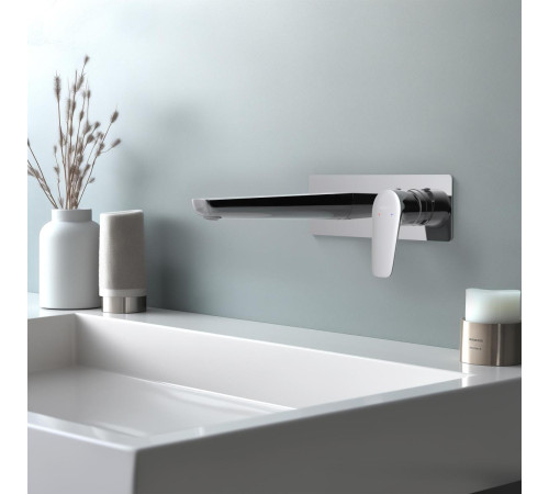 Смеситель для раковины AQUATEK БЕТТА настенный скрытого монтажа хром AQ1113CR