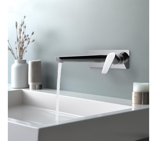 Смеситель для раковины AQUATEK БЕТТА настенный скрытого монтажа хром AQ1113CR