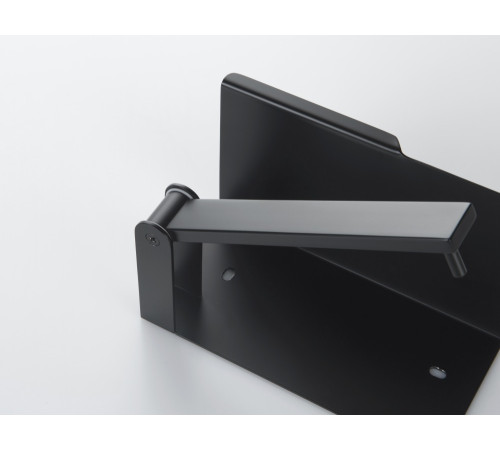 Бумагодержатель с полкой Aquanet Libra AQ4929MB матовый черный AQ4929MB