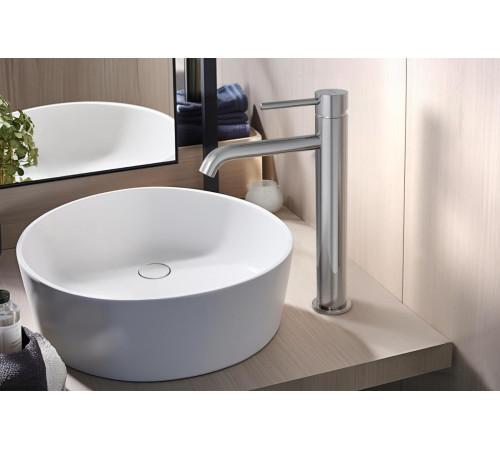 Смеситель для раковины высокий Aquanet Europa 215 мм без донного клапана хром AQ1304CR