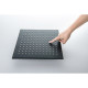 Верхний душ Aquanet AQ2078MB квадратный 300х300х7 мм матовый черный AQ2078MB