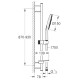 Душевой гарнитур GROHE Rainshower SmartActive 150 штанга 900 мм шланг 1750 мм хром 26594000