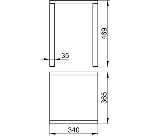 Табурет для душа KEUCO PLAN хром/белый 14982010051 RAL 9010