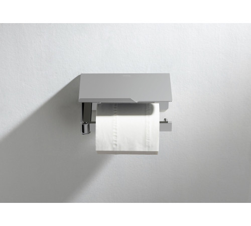 Бумагодержатель с полкой Aquanet Libra AQ4929CR хром AQ4929CR