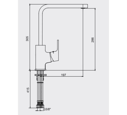 Смеситель для кухни Bravat TIERA белый хром 104818123EX