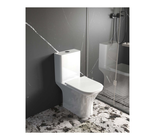 Унитаз напольный безободковый Aquatek Optima Square 665x345x775 мм AQ4411-00