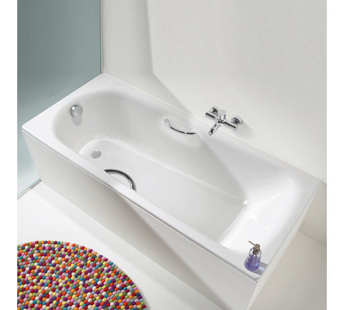 Ванна стальная KALDEWEI Saniform Plus Star Мод. 336 170х75 см с отверстиями под ручки и покрытием Easy-Clean 133600013001