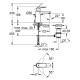 Набор для ванны GROHE Eurosmart Cosmopolitan 3 в 1 со смесителями и душевым гарнитуром 1000179