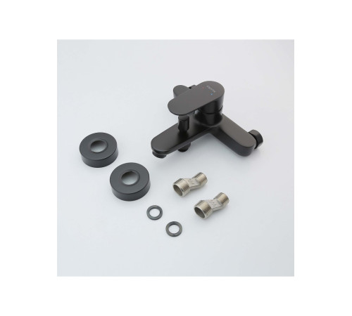 Смеситель для ванны Aquanet Ника матовый черный AQ1840MB