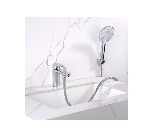 Смеситель на борт ванны Aquanet Ника на 1 отверстие хром AQ1844CR