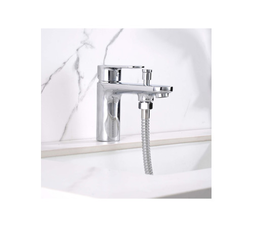 Смеситель на борт ванны Aquanet Ника на 1 отверстие хром AQ1844CR