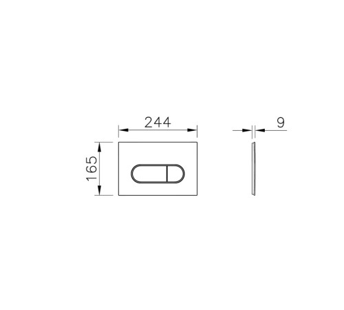 Комплект унитаз подвесной VitrA Integra Square с тонким сиденьем микролифт, инсталляцией и панелью смыва 9856B003-7207