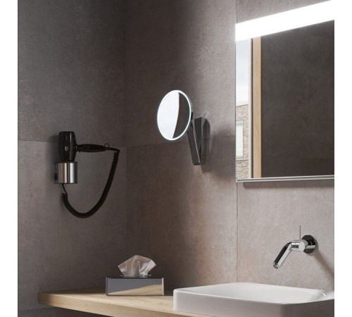 Фен настенный KEUCO PLAN 2000 Вт хром/темно-серый 14995010037