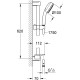 Душевой гарнитур GROHE Euphoria 110 I штанга 600 мм шланг 1750 мм хром 27266001