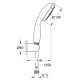 Душевой набор GROHE Tempesta New 100 ручной душ держатель шланг 1250 мм хром 27799001