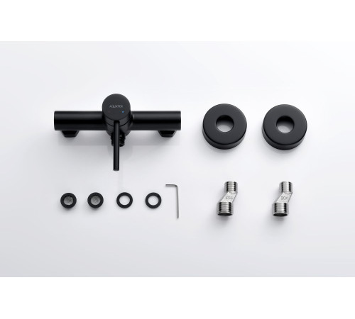 Смеситель для душа Aquanet Европа матовый черный AQ1360MB