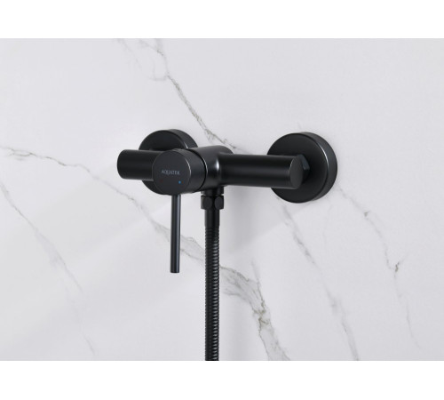 Смеситель для душа Aquanet Европа матовый черный AQ1360MB