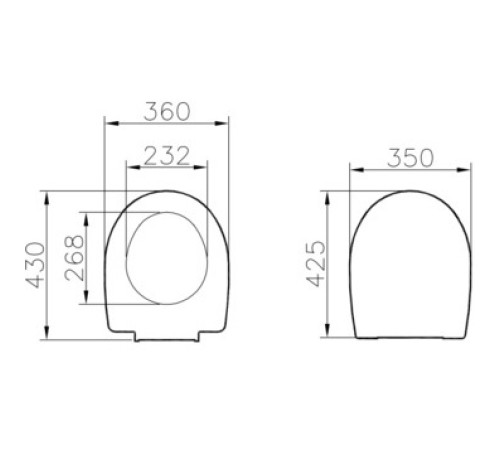 Сиденье для унитаза VitrA Universal белое 115-003-001