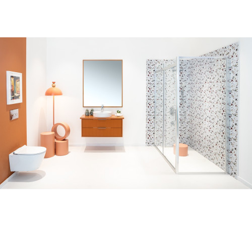 Унитаз подвесной Serel Sapphire безободковый с сиденьем микролифт SP26SL