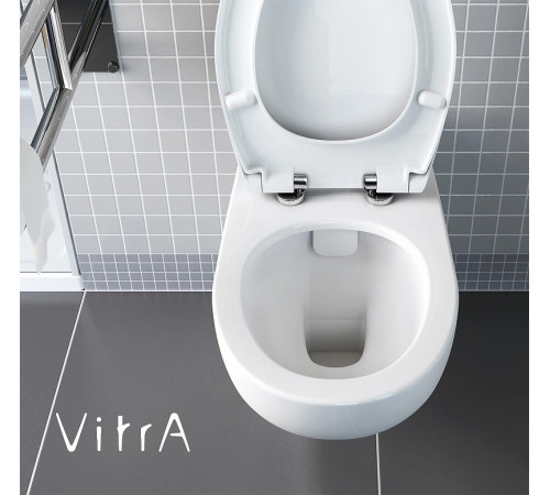 Унитаз подвесной безободковый VitrA Conforma с сиденьем для маломобильных групп 5810B003-6234