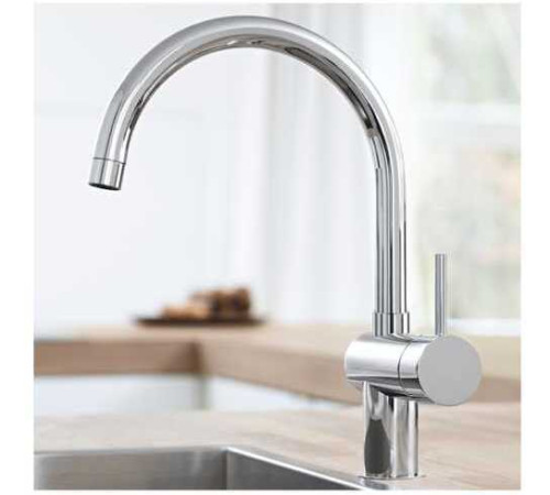 Смеситель для кухонной мойки GROHE Minta с C-изливом хром 32917000