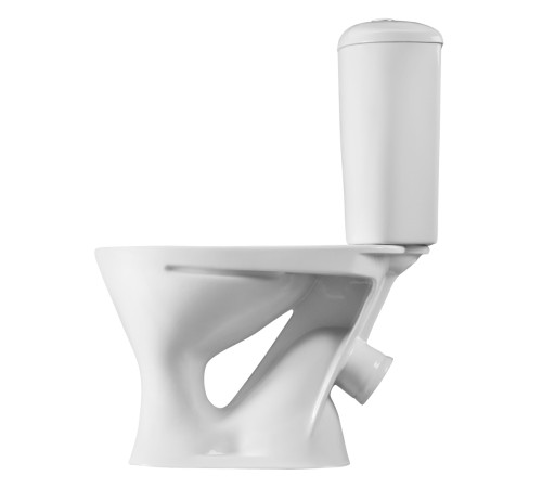 Унитаз-компакт Sanita Версия белый сиденье полипропилен косой выпуск 1.P401.5.S00.00B.F