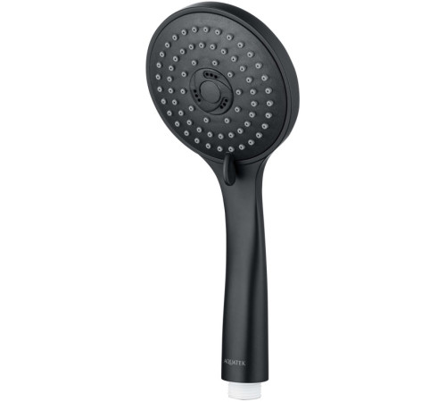 Ручной душ Aquanet Вега 3jet матовый черный AQ2003MB