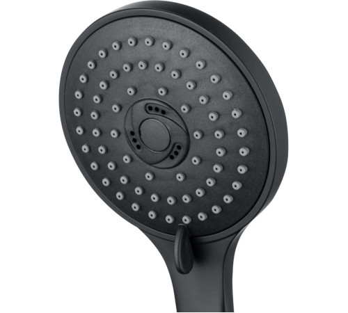 Ручной душ Aquanet Вега 3jet матовый черный AQ2003MB