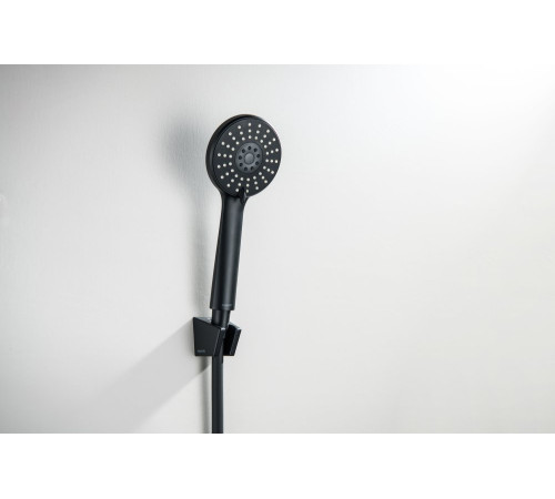 Душевой набор Aquanet Бетта 100 3jet матовый черный AQ2032MB