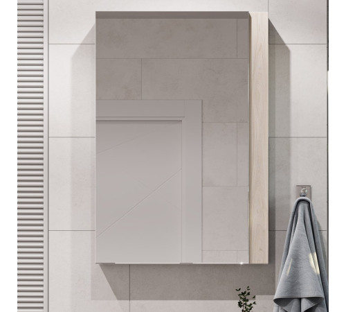 Зеркальный шкаф Aquaton Кантри 55 Белый/Дуб Верона 1A257702AHB20