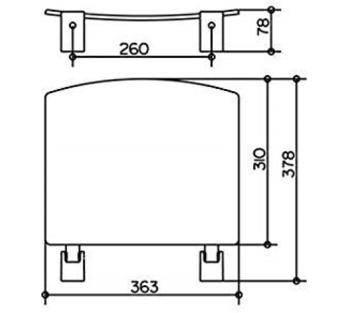 Сиденье для душа откидное KEUCO PLAN хром/белый 14980010051 RAL 9010