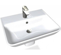 Раковина Jacob Delafon Struktura 55x40 см с отверстием под смеситель EGE112-00