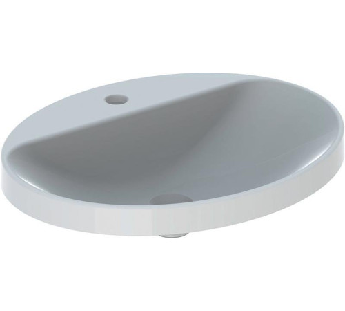 Раковина встраиваемая Geberit VariForm овальная 60х48 см с отверстием под смеситель 500.726.01.2