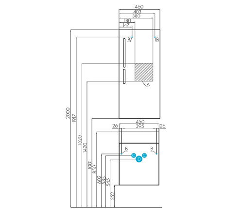 Зеркало Акватон Эклипс 1A129002EK010