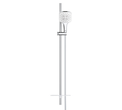 Душевой гарнитур GROHE Rainshower SmartActive Cube 130 III штанга 900 мм белая луна 26587LS0