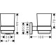 Стакан с держателем Hansgrohe Logis Universal 41718000
