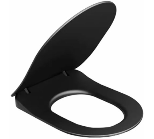 Сиденье для унитаза RAVAK Uni Chrome Flat черное X01795