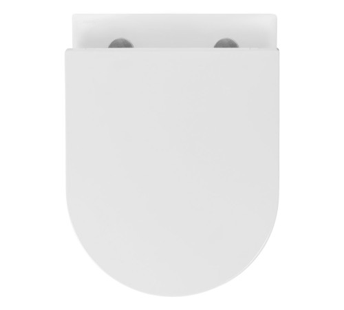 Унитаз подвесной безободковый Aquanet Классик компакт 490x365x340 мм сиденье микролифт AQ1112-00