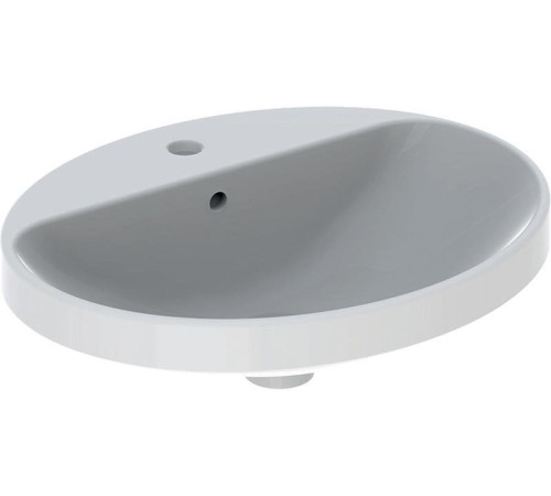 Раковина встраиваемая Geberit VariForm овальная 55х45 см с отверстием под смеситель 500.720.01.2