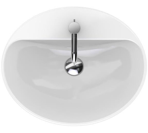 Раковина встраиваемая Geberit VariForm овальная 55х45 см с отверстием под смеситель 500.720.01.2