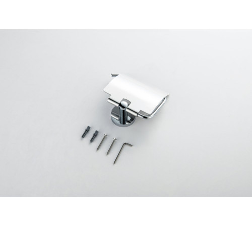 Бумагодержатель с крышкой Aquanet Оберон хром AQ4209CR