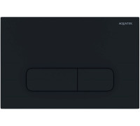 Панель смыва KDI 002D черная матовая прямоугольные клавиши KDI-0000017