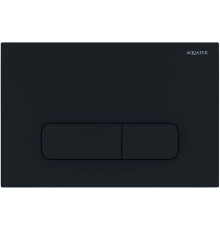 Панель смыва KDI 002D черная матовая прямоугольные клавиши KDI-0000017