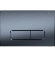 Панель смыва KDI 002C-1 оружейная сталь матовая прямоугольные клавиши KDI-0000034