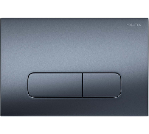 Панель смыва KDI 002C-1 оружейная сталь матовая прямоугольные клавиши KDI-0000034