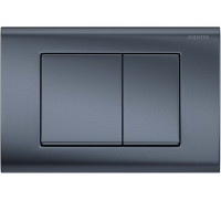 Панель смыва KDI 001C-1 оружейная сталь матовая квадратные клавиши KDI-0000033